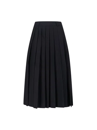 DUNST WOOL BLEND MIDI SKIRT