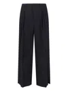 Dunst Pleated-front Trousers In Black