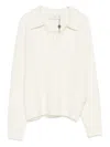 Dunst Wool Blend Polo Sweater In Neutral