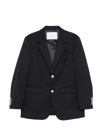 Dunst Wool Blend Single-breasted Blazer In Black