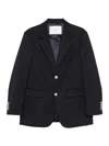 Dunst Wool Blend Single-breasted Blazer In Black