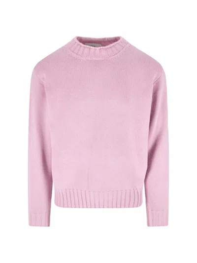 Dunst Pullover Aus Wollmischung In Pink
