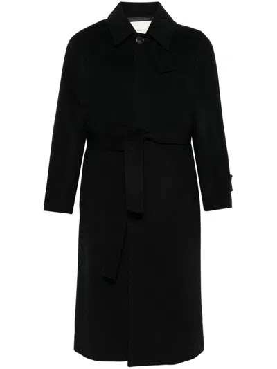 Dunst Wool Coat In Black