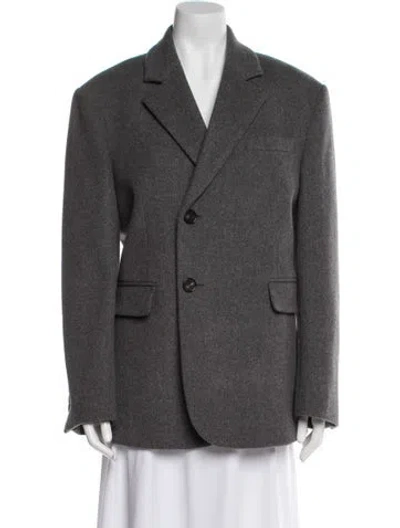 Pre-owned Dunst Wool Coat In Gray
