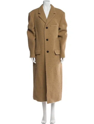 Pre-owned Dunst Wool Coat W/ Tags In Brown