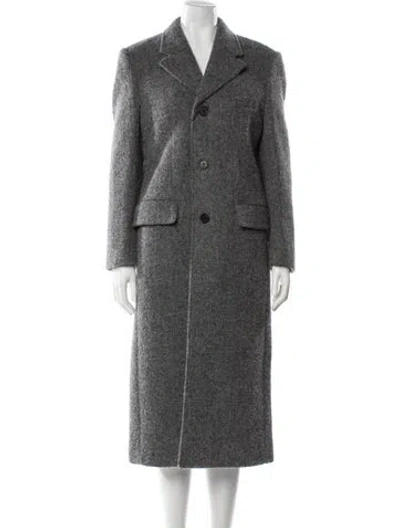 Pre-owned Dunst Wool Coat W/ Tags In Gray