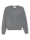 Dunst Grey Wool Crewneck Sweater In Gray