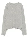Dunst Wool Crewneck Sweater In Gray
