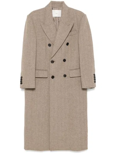 DUNST DUNST WOOL DOUBLE BREASTED COAT