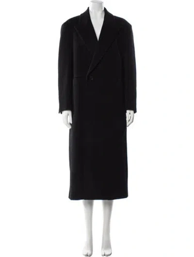 Pre-owned Dunst Wool Faux Fur Coat W/ Tags In Black