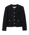 Dunst Tailored Tweed Jacket In Black