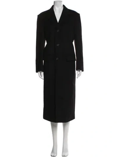 Pre-owned Dunst Wool Peacoat In Black