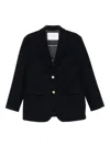 Dunst Wool Single-breasted Jacket In Blue