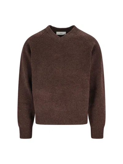 Dunst Wool Sweater In Brown