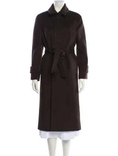 Pre-owned Dunst Wool Trench Coat W/ Tags In Brown