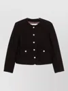 Dunst Wool Tweed Single Breasted Coat