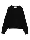 Dunst Wool V-necked Sweater In Black