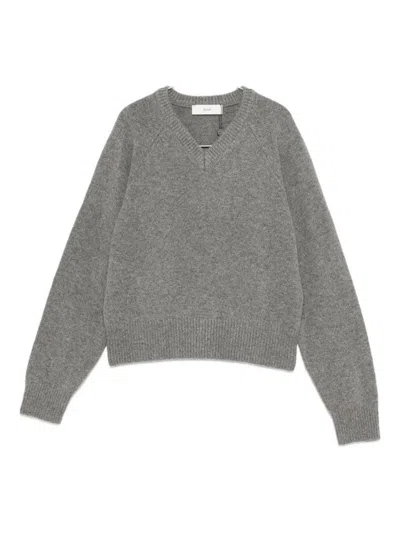 DUNST DUNST WOOL V-NECKED SWEATER