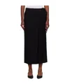 Dunst Black Wrap Maxi Skirt In Black