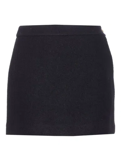 DUNST ZIP BUTTON MINI SKIRT