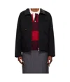 Dunst Zippered Long-sleeved Casual Jacket In Black
