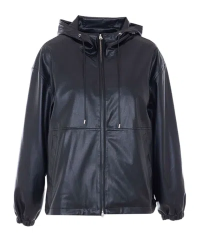 Dunst Zip-up Hooded Jacket In Blue