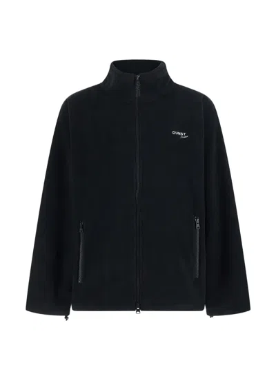 Dunst Zip-up Sweater In Black