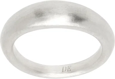 Dunton Ellerkamp Silver Crescent Ring In Sterling Silver