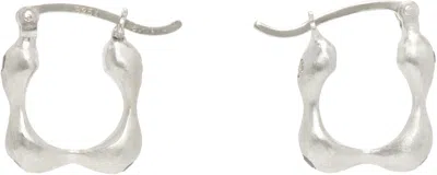 Dunton Ellerkamp Silver Owen Diamond Earrings In Metallic