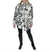 Dupatta Designs Herring Bone Scarf In Black/white In Multi