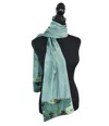 Dupatta Designs Women's Alva Scarf In Fern Green In Multi