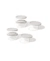 Dura Living 12-piece 4 Cup Round Food Storage And Meal Prep Container Set In Gray
