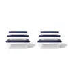 Dura Living 12-piece Rectangular Nesting Food Storage And Meal Prep Container Set In Blue