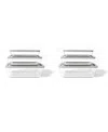 Dura Living 12-piece Rectangular Nesting Food Storage And Meal Prep Container Set In Gray