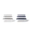 Dura Living 12-piece Rectangular Nesting Food Storage And Meal Prep Container Set In Multi