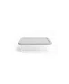 Dura Living 2-piece 11 Cup Rectangular Food Storage And Meal Prep Container Set In Gray