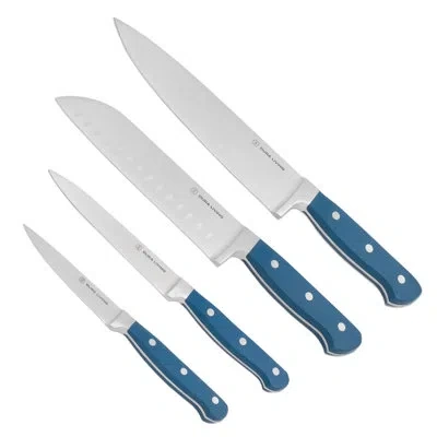 Dura Living Superior 4 Piece Assorted Knife Set In Royal Blue