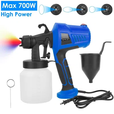 Durabilt 700w Electric Paint Sprayer Handheld Hvlp Spray Painter Painting Spray Device For Fences Brick Walls In Blue