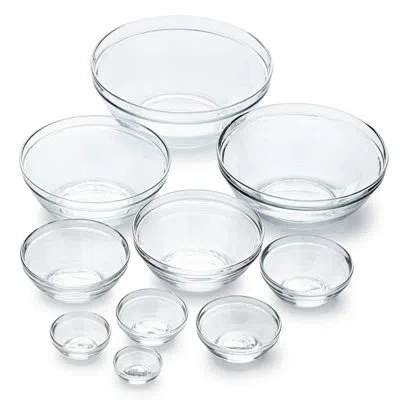 Duralex Gigogne 10 Piece In Clear