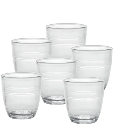 Duralex Gigogne Glass 3 Oz.- Set Of 6 In Transparent