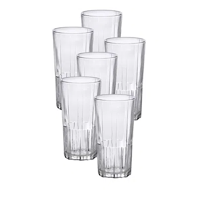 Duralex Jazz 10.12 Oz. Clear Tumbler, Set Of 6 In Transparent