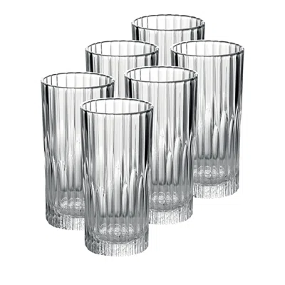 Duralex Manhattan 10.25 Oz. High Tumbler, Set Of 6 In Transparent