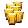 Duralex Picardie 10.37 Oz. Tumbler, Set Of 6 In Yellow