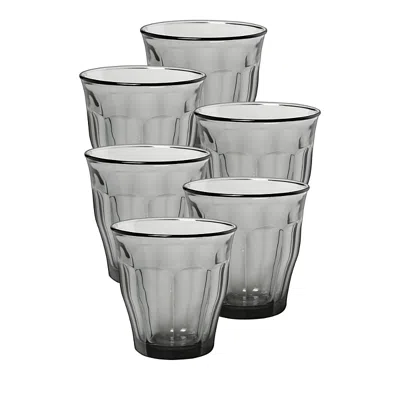Duralex Picardie 10.37 Oz. Tumbler, Set Of 6 In Gray