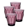 Duralex Picardie 4-pc. 8oz. Drinkware Set In Purple