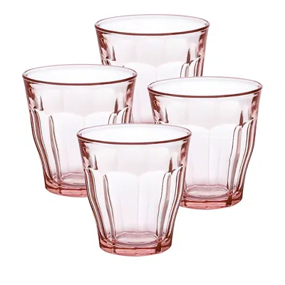Duralex Picardie 8.37 Oz. Tumbler, Set Of 4 In Pink