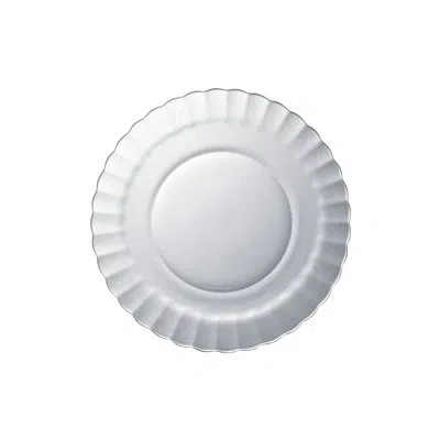 Duralex Picardie Commercial Dishwasher Safe 9.1'' Tempered Glass Salad Or Dessert Plate In White