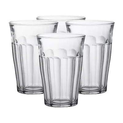 Duralex Picardie Marine Tumbler 4-pc. 12oz. Drinkware Set In Purple