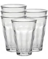 Duralex Set Of 6 Picardie Xl Tumblers In Clear
