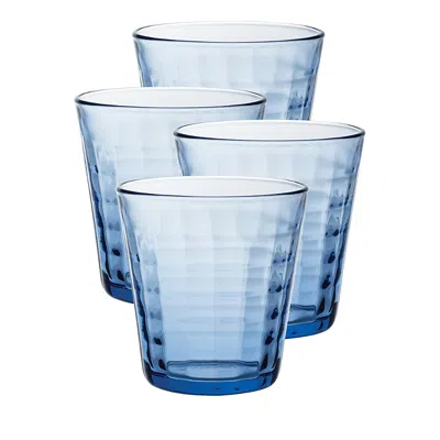 Duralex Prisme Marine 9.25 Oz. Tumbler, Set Of 4 In Blue